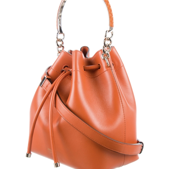 Jimmy choo Amber Orange Bon Bon Bucket bag - Picture 5 of 5